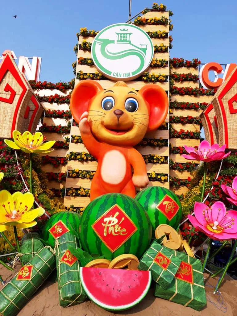 Cần Thơ khai mạc đường hoa xuân Canh Tý 2020 ảnh 3 Cần Thơ khai mạc đường hoa xuân Canh Tý 2020 ảnh 3