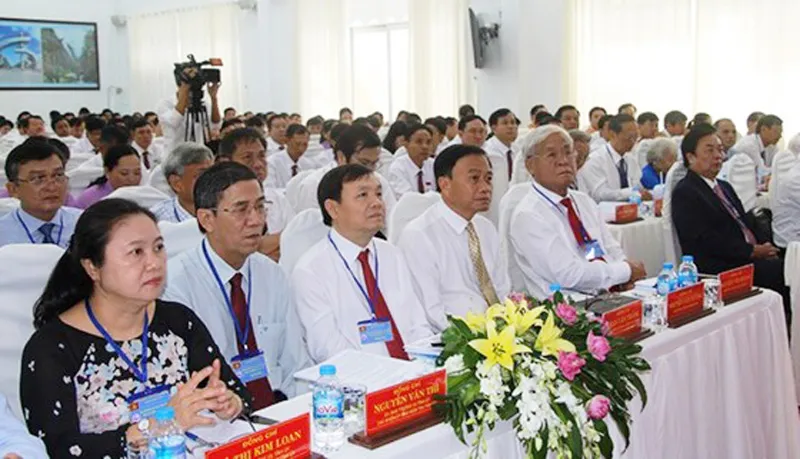 Các đại biểu tham dự đại hội Đảng bộ huyện Châu Thành. Ảnh: Văn Khương