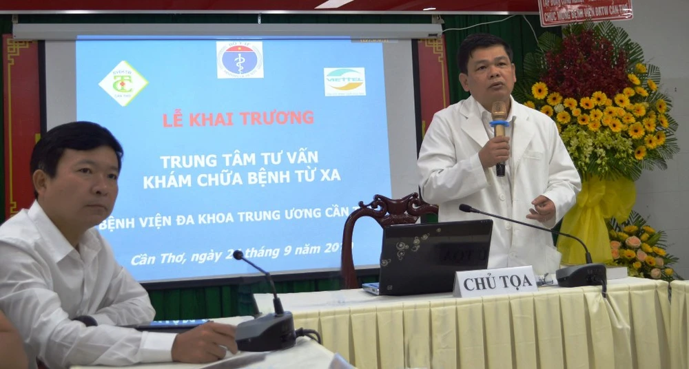 Khai trương Trung tâm tư vấn khám và chữa bệnh từ xa ở ĐBSCL ảnh 1 Khai trương Trung tâm tư vấn khám và chữa bệnh từ xa ở ĐBSCL ảnh 1