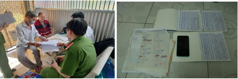 Triệt phá đường dây đánh bạc trên 50 tỷ đồng ở An Giang  ảnh 2