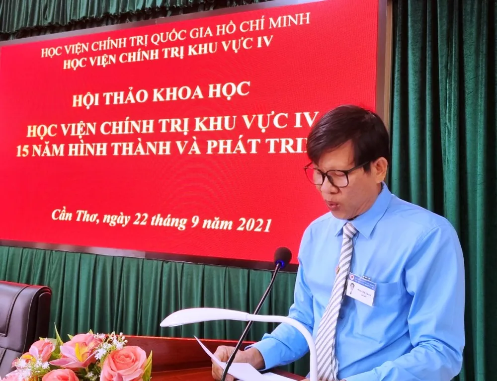 Học viện Chính trị khu vực IV - Làm tốt nhiệm vụ đào tạo cán bộ chủ chốt ở Tây Nam bộ ảnh 2 Học viện Chính trị khu vực IV - Làm tốt nhiệm vụ đào tạo cán bộ chủ chốt ở Tây Nam bộ ảnh 2