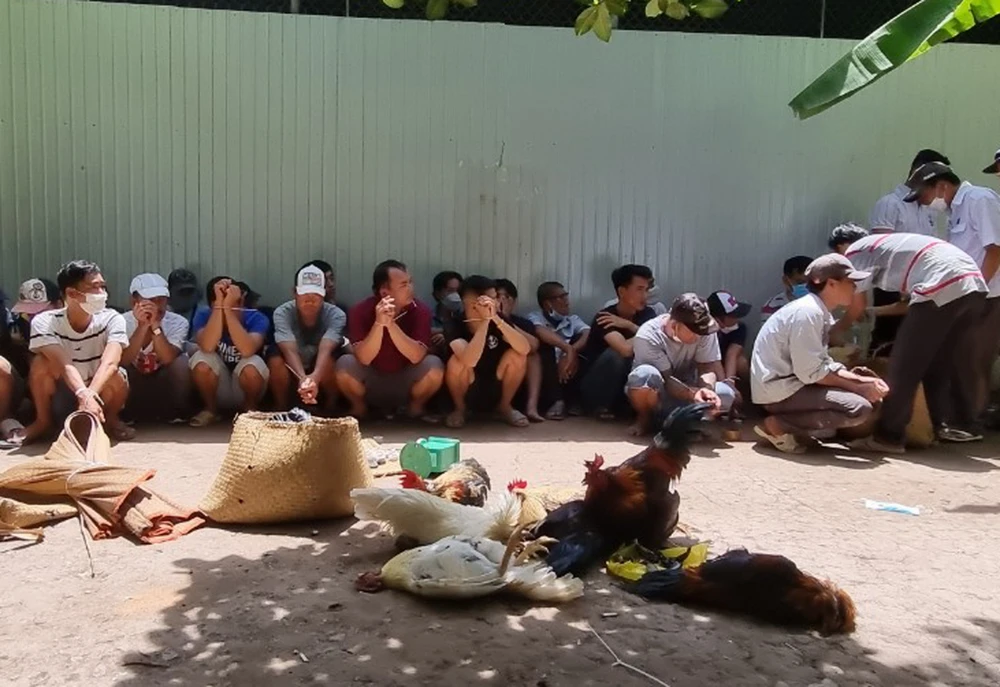 Kiên Giang: Đột kích sới bạc, tạm giữ 27 đối tượng ảnh 1 Kiên Giang: Đột kích sới bạc, tạm giữ 27 đối tượng ảnh 1