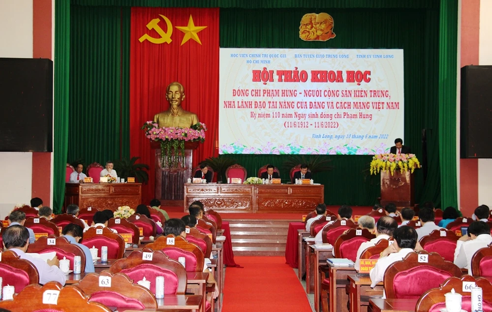 Đồng chí Phạm Hùng - Người cộng sản kiên trung, nhà lãnh đạo tài năng của Đảng và cách mạng Việt Nam ảnh 1 Đồng chí Phạm Hùng - Người cộng sản kiên trung, nhà lãnh đạo tài năng của Đảng và cách mạng Việt Nam ảnh 1
