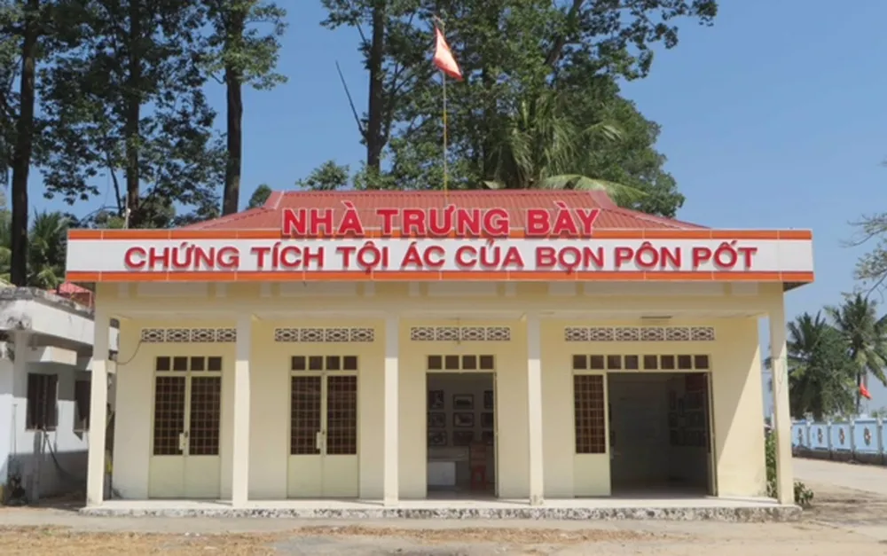 Nhà trưng bày chứng tích tội ác của Pol Pot. Ảnh: CTV Nhà trưng bày chứng tích tội ác của Pol Pot. Ảnh: CTV