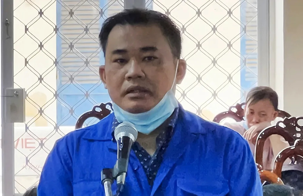 Bị cáo Trần Trí Mãnh tại toà. Ảnh: QUỐC BÌNH