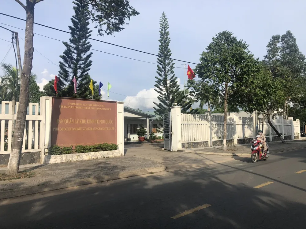 Trụ sở BQL Khu kinh tế Phú Quốc. Ảnh: QUỐC BÌNH
