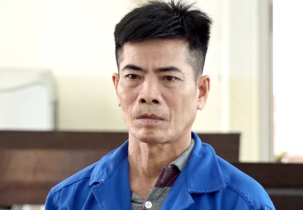 Bị cáo Lượm tại tòa. Ảnh: CTV Bị cáo Lượm tại tòa. Ảnh: CTV