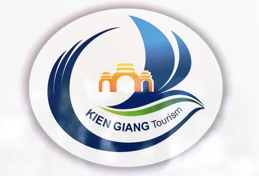Biểu trưng chính thức của ngành du lịch tỉnh Kiên Giang. Ảnh: CTTKG Biểu trưng chính thức của ngành du lịch tỉnh Kiên Giang. Ảnh: CTTKG
