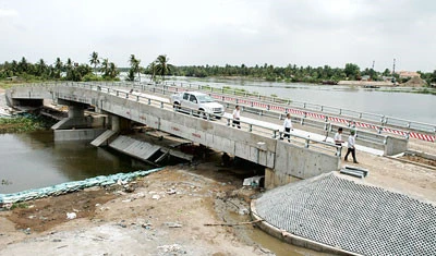 Một cống cống ngăn triều của TPHCM. Ảnh minh họa