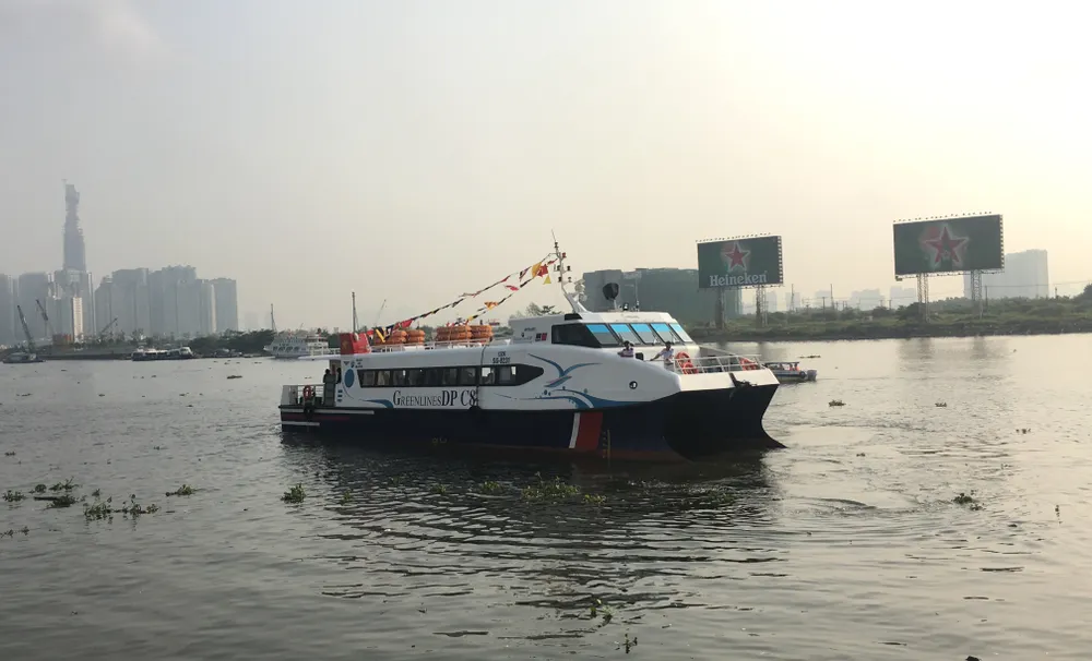 Đưa vào hoạt động tuyến tàu cao tốc du lịch bến Bạch Đằng - Cần Giờ - Vũng Tàu ảnh 2 Đưa vào hoạt động tuyến tàu cao tốc du lịch bến Bạch Đằng - Cần Giờ - Vũng Tàu ảnh 2