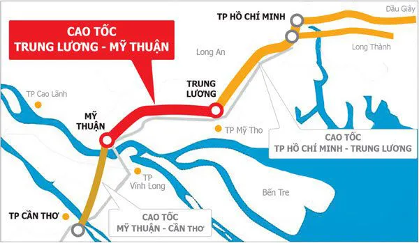 Dự án cao tốc Trung Lương- Mỹ Thuận: Không được thanh toán tiền nhà thầu dừng thi công ảnh 1