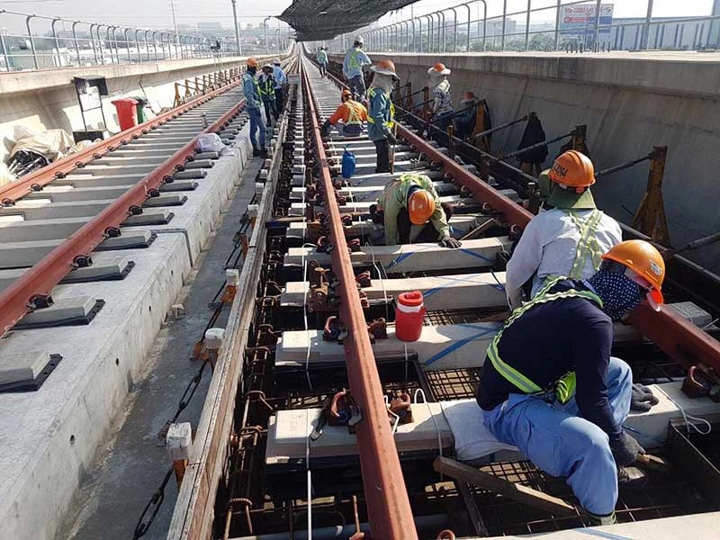 Đẩy nhanh tiến độ thi công tuyến metro Bến Thành - Suối Tiên ảnh 1 Đẩy nhanh tiến độ thi công tuyến metro Bến Thành - Suối Tiên ảnh 1