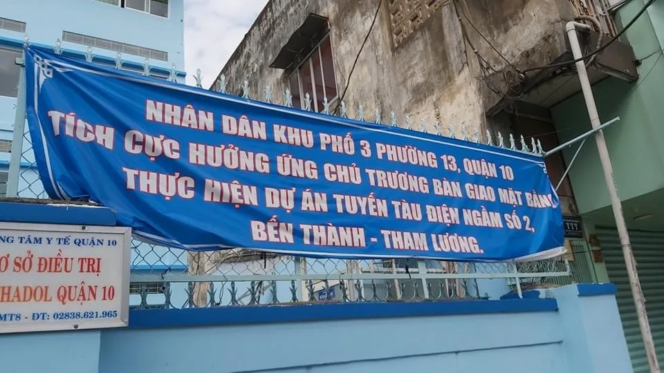 Bàn giao mặt bằng xây dựng tuyến Metro số 2 Bến Thành - Tham Lương ảnh 2 Bàn giao mặt bằng xây dựng tuyến Metro số 2 Bến Thành - Tham Lương ảnh 2