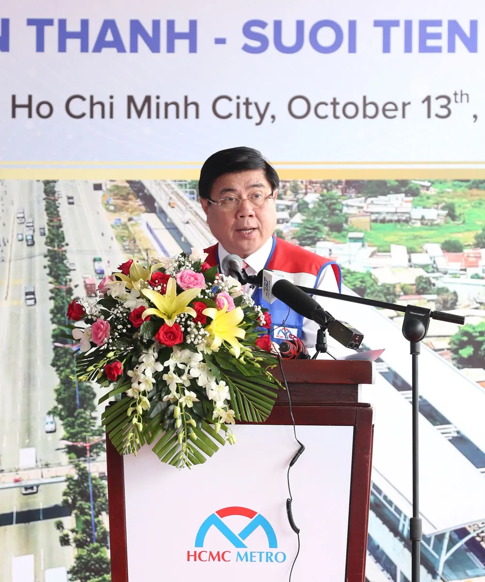 TPHCM ra mắt đoàn tàu metro số 1 ảnh 5 TPHCM ra mắt đoàn tàu metro số 1 ảnh 5