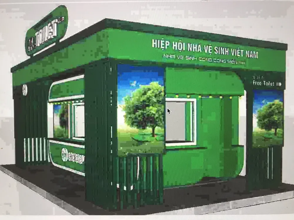 Mô hình phối cảnh NVSCC. Ảnh: QUỐC HÙNG Mô hình phối cảnh NVSCC. Ảnh: QUỐC HÙNG