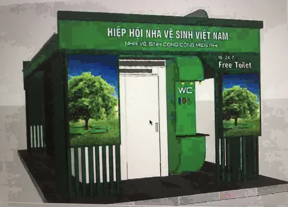 Mô hình phối cảnh NVSCC mặt trước. Ảnh: QUỐC HÙNG Mô hình phối cảnh NVSCC mặt trước. Ảnh: QUỐC HÙNG