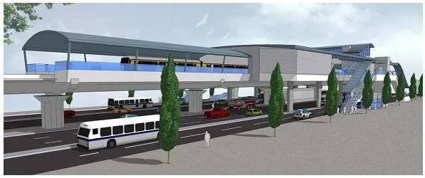 Mô hình nhà ga tuyến metro số 2 (Bến Thành - Tham Lương). Ảnh: MAUR Mô hình nhà ga tuyến metro số 2 (Bến Thành - Tham Lương). Ảnh: MAUR