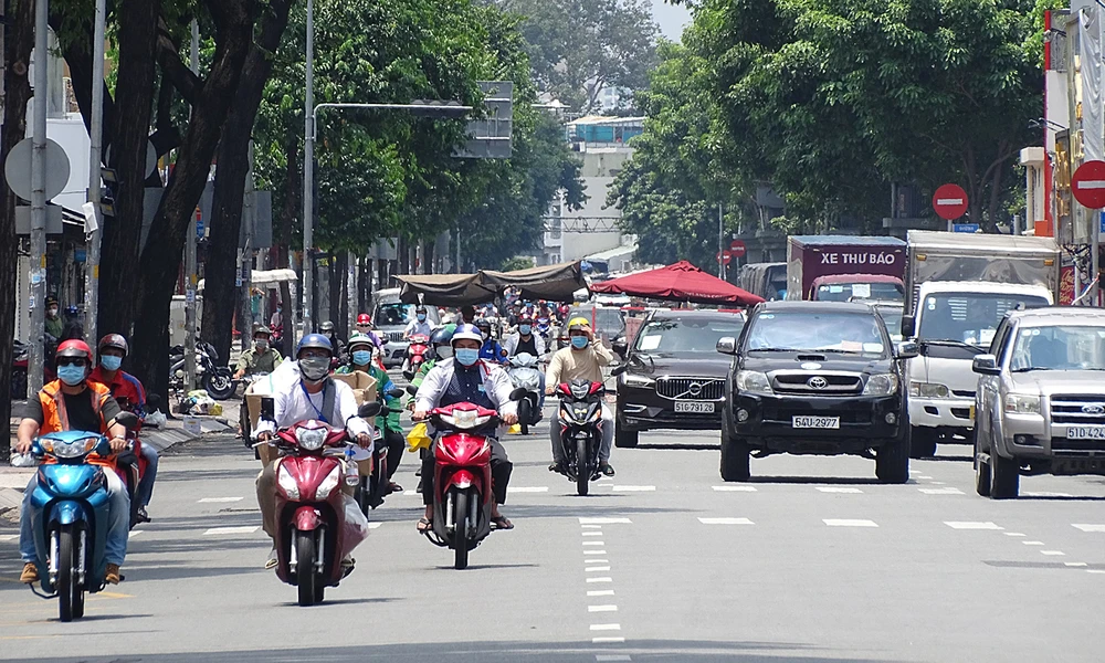 Điều tiết lưu thông khu vực trung tâm TPHCM