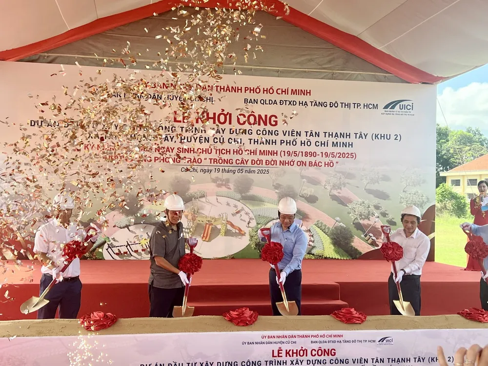 22 tỷ đồng xây dựng Công viên Tân Thạnh Tây (khu 2) xã Tân Thạnh Tây, huyện Củ Chi. Ảnh: QUỐC HÙNG 19g.jpg