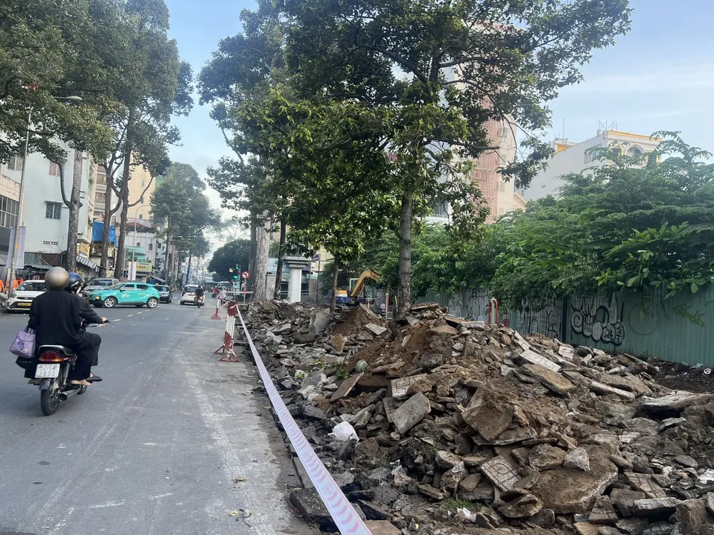 Strada Tran Binh Trong, cartierul Vuon Lai. Foto: QUOC HUNG 11TBTrong.jpg