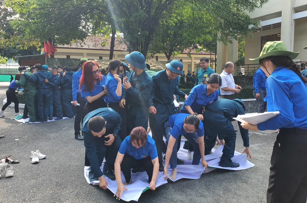 Sôi nổi hội trại tòng quân 2023 tại TPHCM ảnh 1