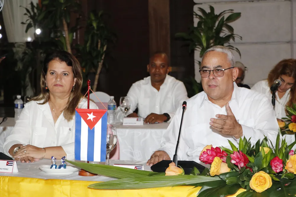 Đồng chí Luis Antonio Torres Iribar chia sẻ tại buổi tiếp đoàn công tác TPHCM. Ảnh: NGÔ BÌNH Đồng chí Luis Antonio Torres Iribar chia sẻ tại buổi tiếp đoàn công tác TPHCM. Ảnh: NGÔ BÌNH