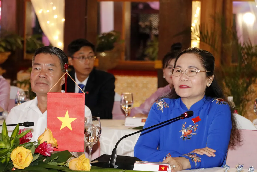 Đồng chí Nguyễn Thị Lệ bày tỏ hy vọng hai bên tiếp tục hợp tác trên nhiều lĩnh vực. Ảnh: NGÔ BÌNH Đồng chí Nguyễn Thị Lệ bày tỏ hy vọng hai bên tiếp tục hợp tác trên nhiều lĩnh vực. Ảnh: NGÔ BÌNH