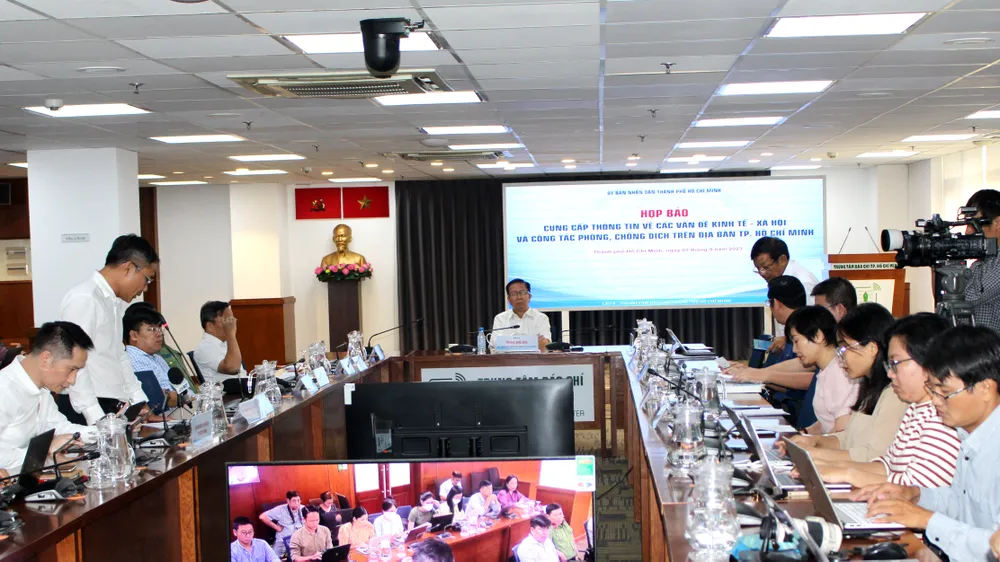 Quang cảnh họp báo