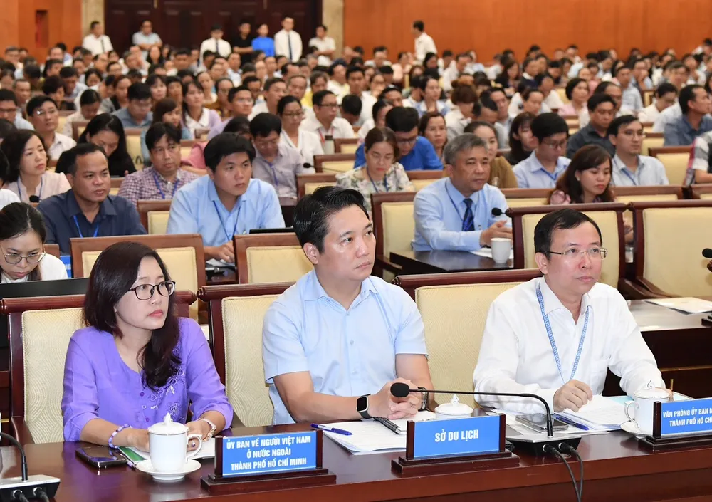 Các đại biểu dự hội nghị. Ảnh: VIỆT DŨNG Các đại biểu dự hội nghị. Ảnh: VIỆT DŨNG