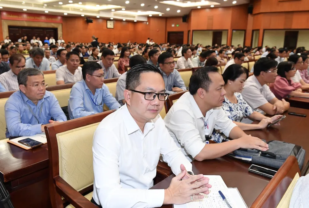 Các đại biểu dự hội nghị. Ảnh: VIỆT DŨNG Các đại biểu dự hội nghị. Ảnh: VIỆT DŨNG