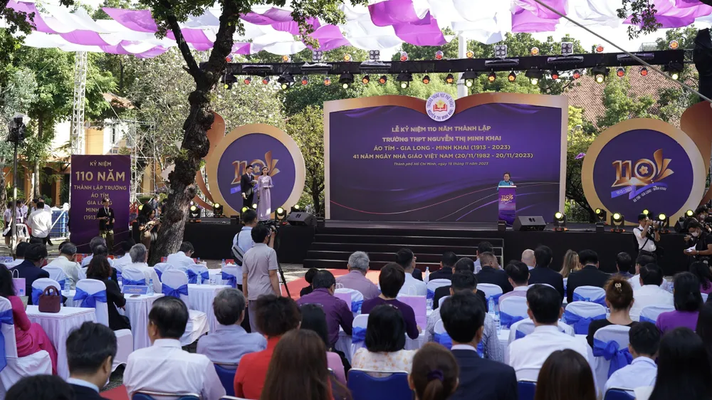 Quang cảnh buổi lễ. Ảnh: HOÀNG HÙNG Quang cảnh buổi lễ. Ảnh: HOÀNG HÙNG