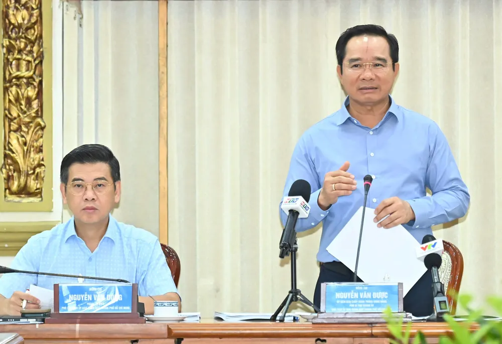 Đồng chí Nguyễn Văn Được phát biểu. Ảnh: VIỆT DŨNG z6769805417334_f8b2da8cebaa92b606fea43b4a0b2a15.jpg