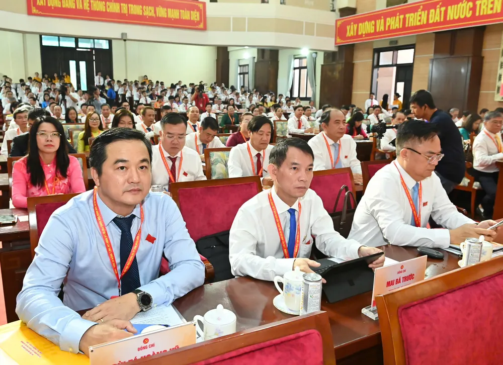 Đại biểu dự đại hội. Ảnh: VIỆT DŨNG z6935494570150_deb990c96d2ddfea4831fbbb1da6a782.jpg