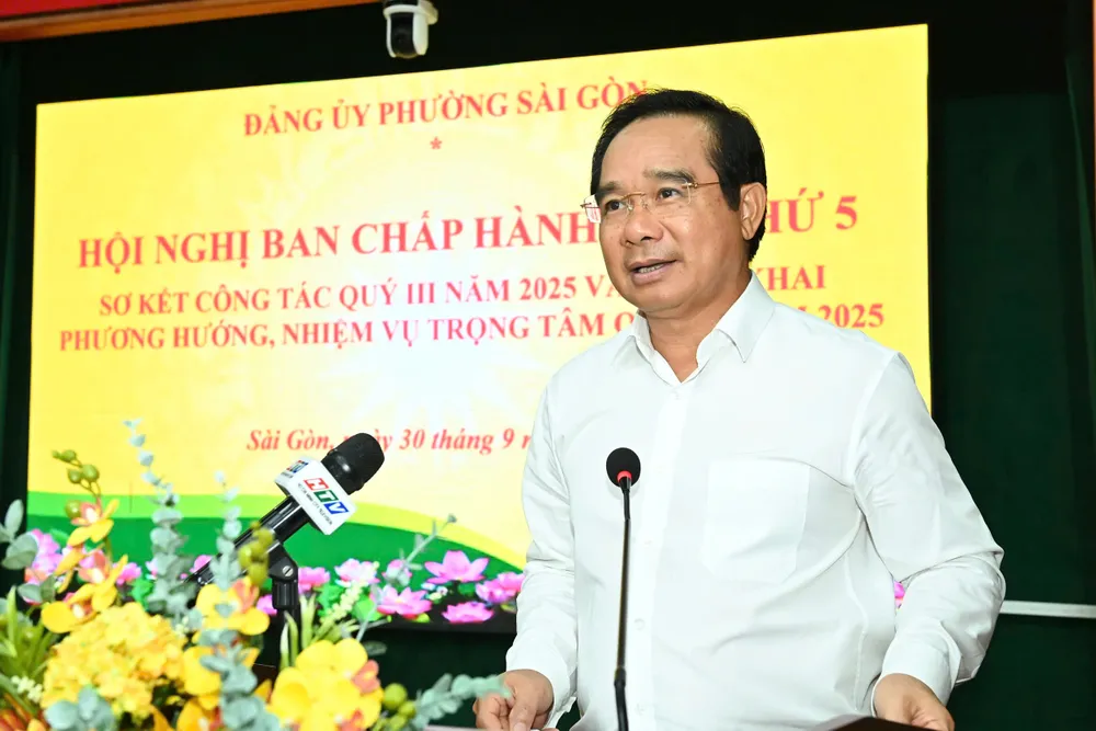Đồng chí Nguyễn Văn Được phát biểu chỉ đạo. Ảnh: VIỆT DŨNG z7066560104070_cd2f58673413a4a747978de4000d4e8f.jpg