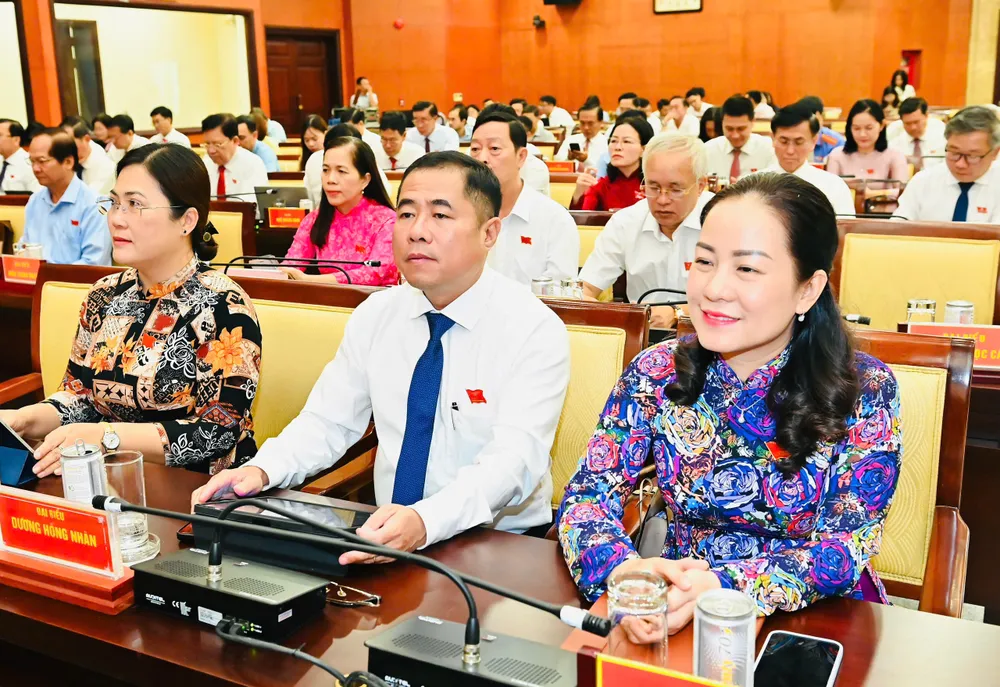 Delegater som deltar i mötet. Foto: VIET DUNG z7310688959234_baf2abb817da868bf0fb0fe9da0c38d0.jpg