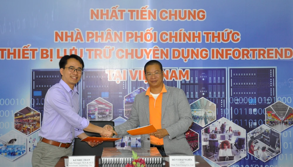 Nhất Tiến Chung và Infortrend trở thành đối tác của nhau