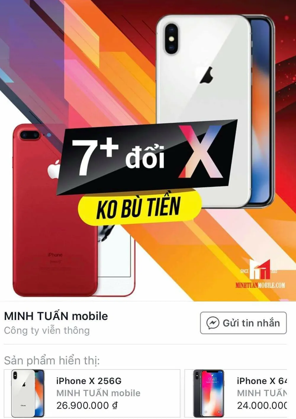 Có iPhone 7 Plus, lên iPhone X không cần bù tiền  ​ ảnh 1