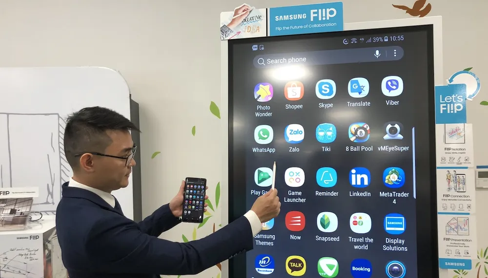 Chính thức ra mắt bảng điện tử Samsung Flip WM55H ảnh 1