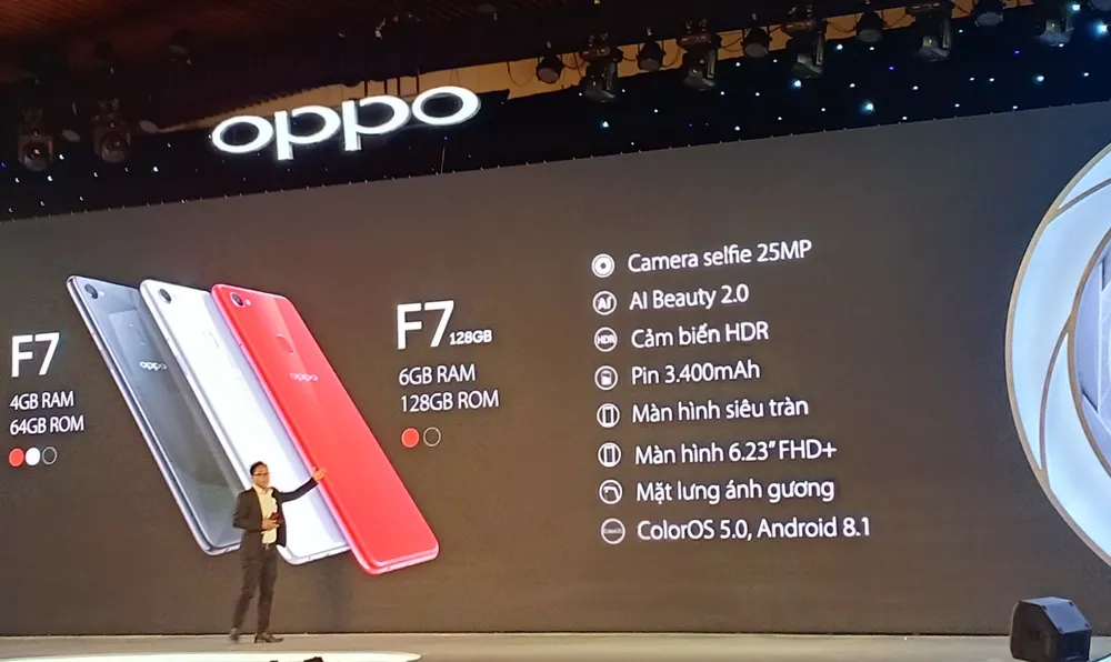 Hôm nay 12-4, OPPO F7 chính thức được giới thiệu tại Việt Nam ảnh 2