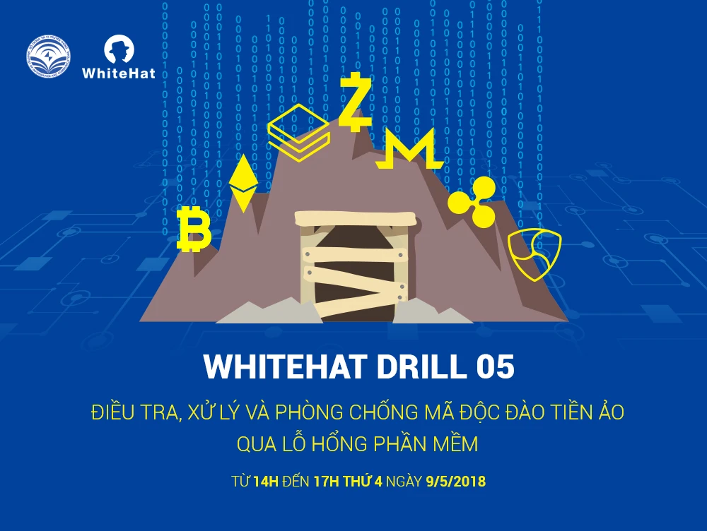 Diễn tập miễn phí chống mã độc đào tiền ảo sẽ diễn ra vào 9-5