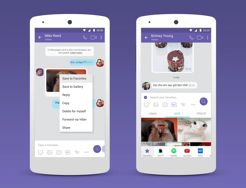 Viber Shouts, tính năng mới trên Viber