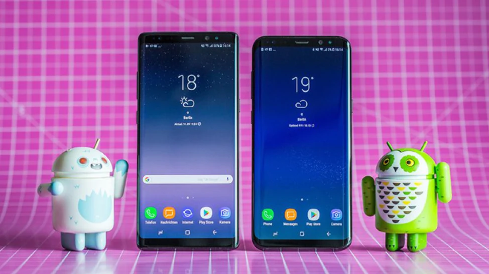 Galaxy S8 Plus và Note 8 có nhiều điểm tương đồng về ngôn ngữ thiết kế và trang bị phần cứng