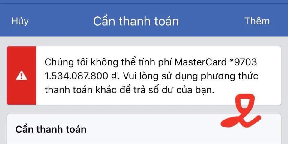 Bỗng dưng bị Facebook đòi nợ hơn 1,5 tỷ đồng? ảnh 2 Bỗng dưng bị Facebook đòi nợ hơn 1,5 tỷ đồng? ảnh 2