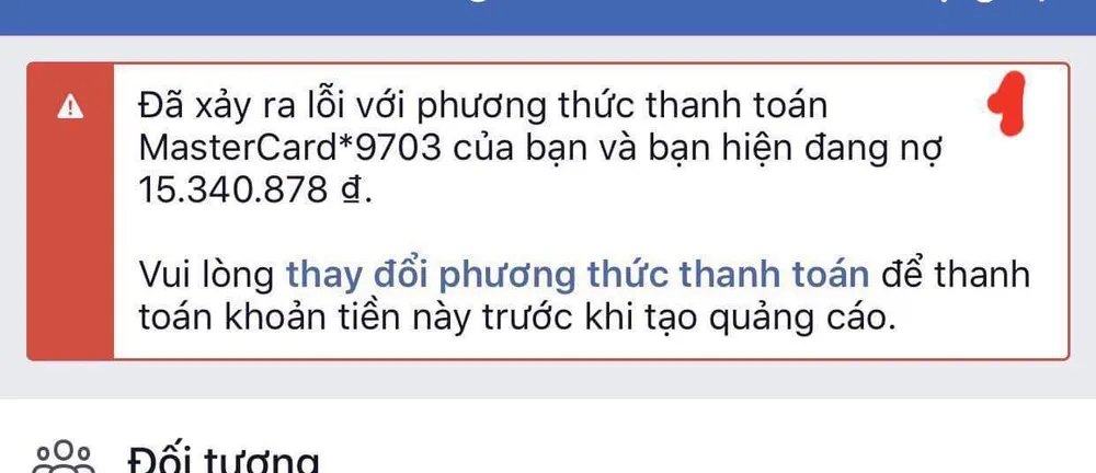 Bỗng dưng bị Facebook đòi nợ hơn 1,5 tỷ đồng? ảnh 1 Bỗng dưng bị Facebook đòi nợ hơn 1,5 tỷ đồng? ảnh 1