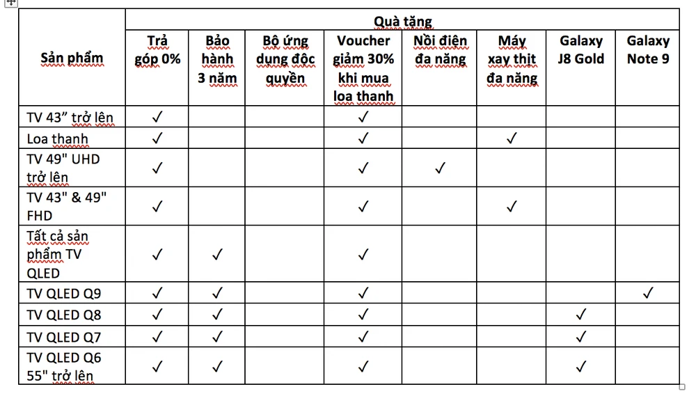 Mua TV Samsung trúng Note9 ảnh 1 Mua TV Samsung trúng Note9 ảnh 1