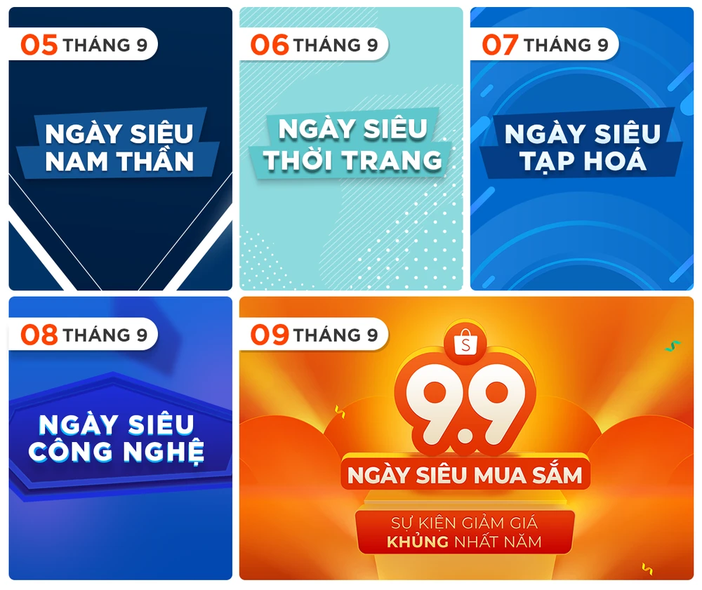 Shopee đã liên tục có chương trình để kích thích người tiêu dùng online