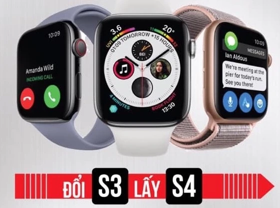 Lên đời Apple Watch S4 khá dễ dàng