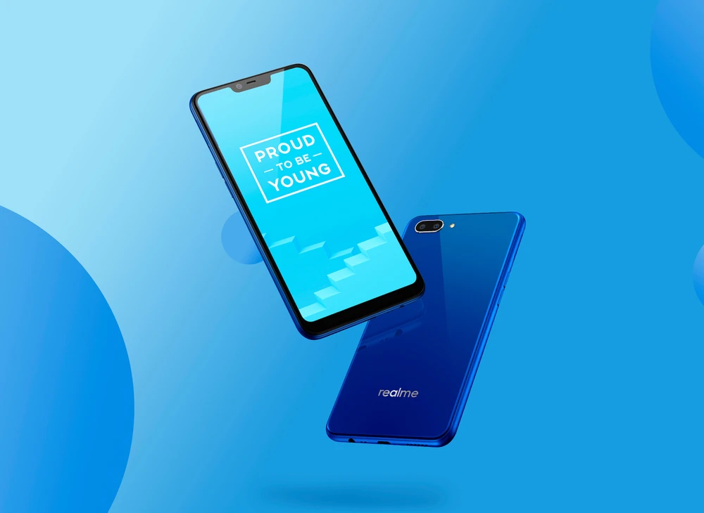 Realme C1 phiên bản màu xanh