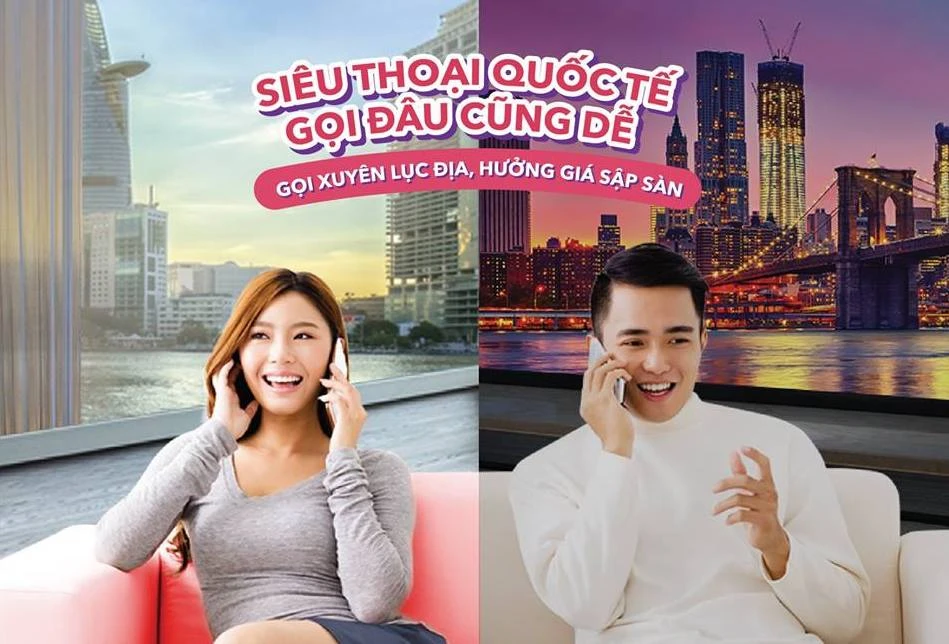 Gói cước Siêu Thoại Quốc tế của Vietnamobile mang đến tiện dụng cho người dùng di động