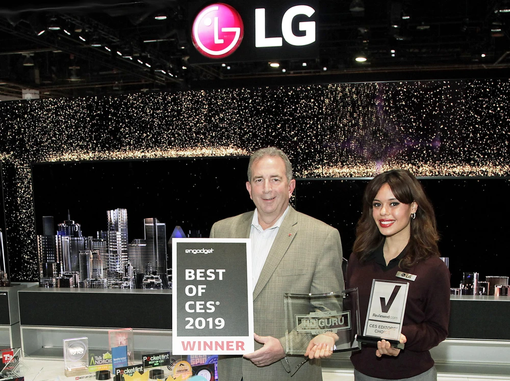 LG nhận gỉai thưởng tại CES 2019